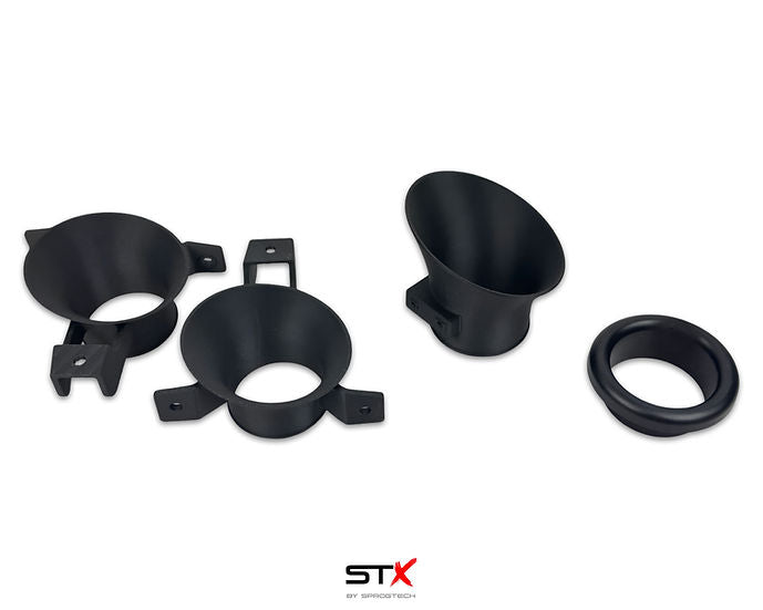 SprogTech STX TU5 enclosed intake kit for Peugeot 106 and Citroen Saxo by Sprogley Motorsport, showing the body and styling component.