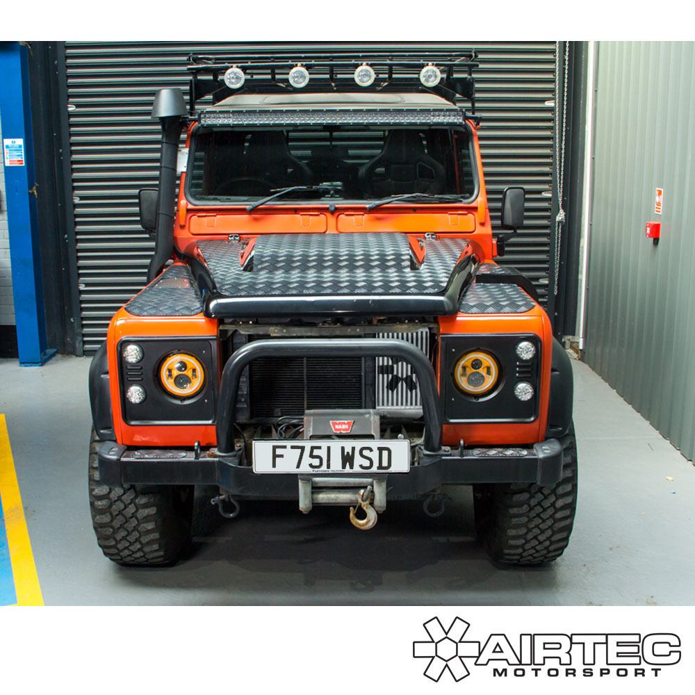 Airtec Motorsport Side Mount Intercooler Upgrade for Land Rover 300tdi Platform - Wayside Performance 