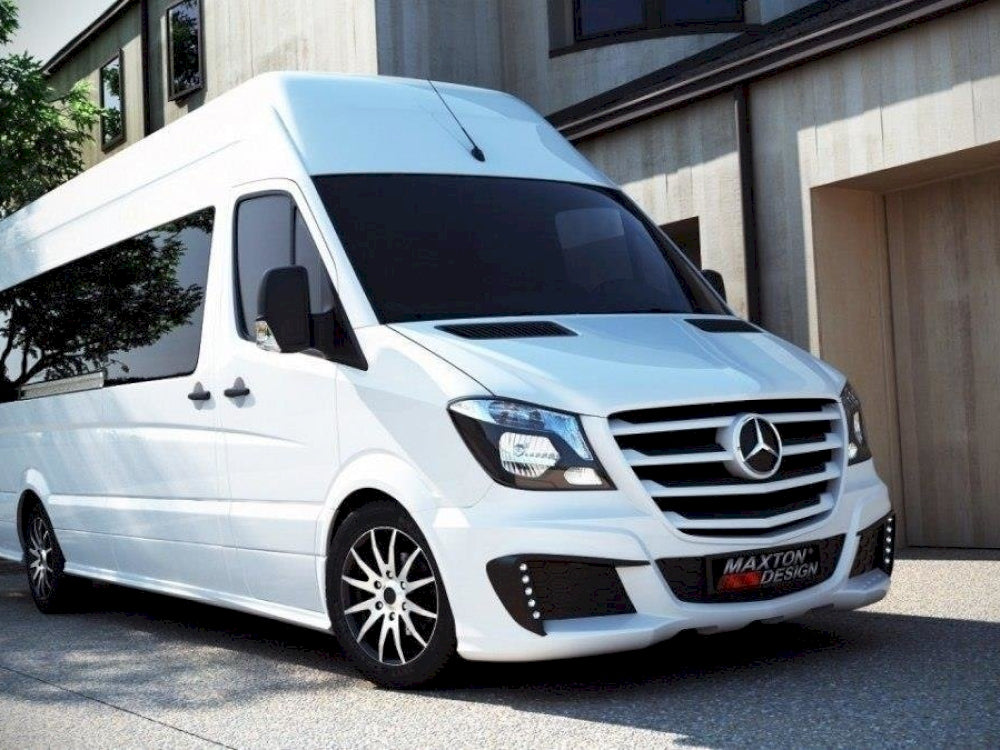 Maxton Design Front Bumper Mercedes Sprinter 2013-18 (+ Separate Grill) - Wayside Performance 
