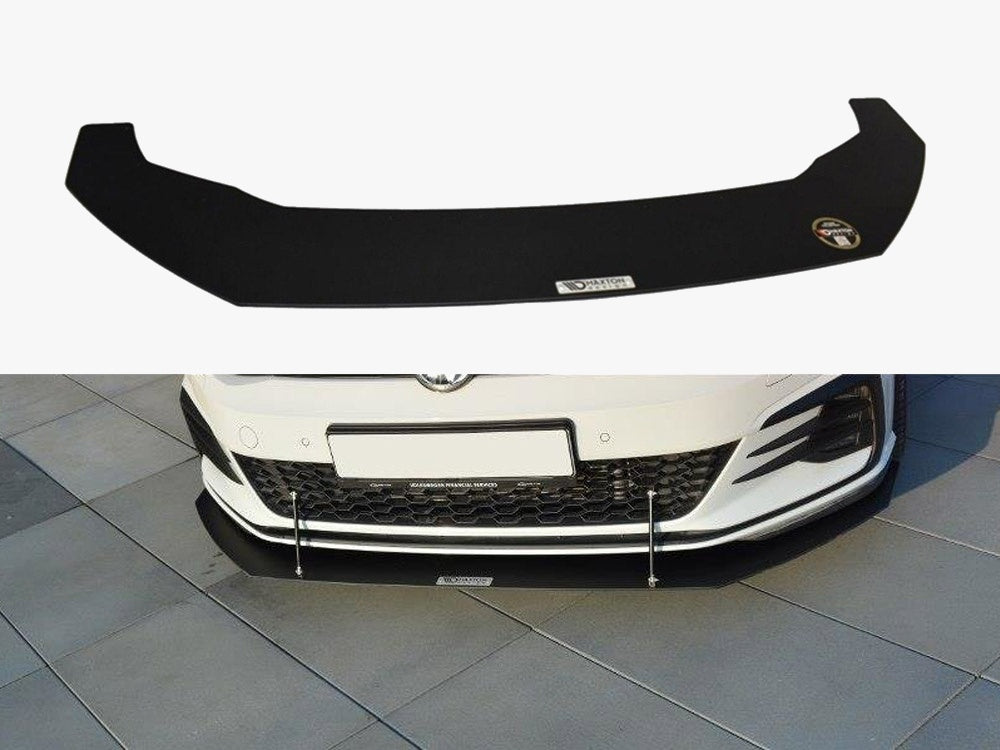 Maxton Design Front Racing Splitter V.1 Volkswagen Golf GTI / GTD Mk7 Facelift - Wayside Performance 