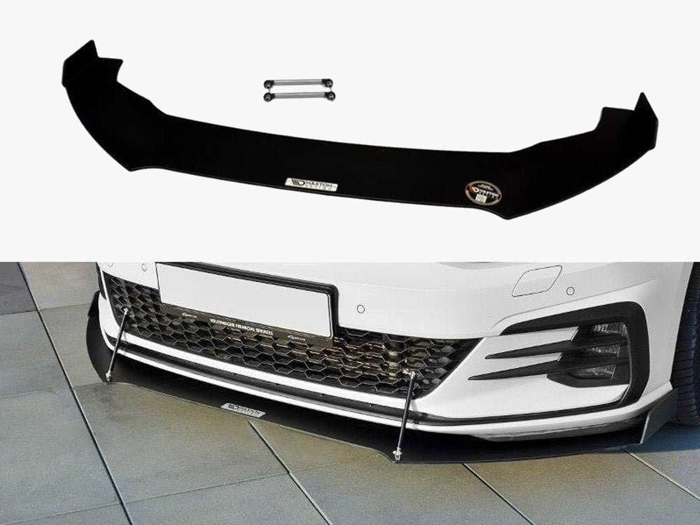 Maxton Design Front Racing Splitter V.2 Volkswagen Golf GTI / GTD Mk7 Facelift - Wayside Performance 