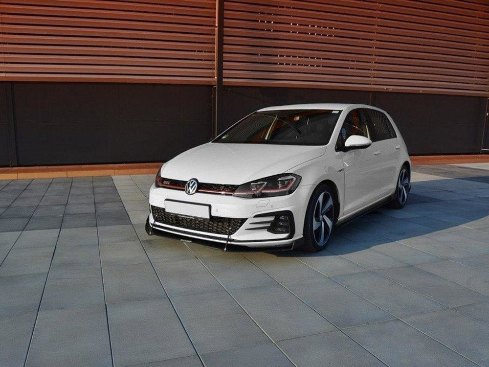 Maxton Design Front Racing Splitter V.2 Volkswagen Golf GTI / GTD Mk7 Facelift - Wayside Performance 