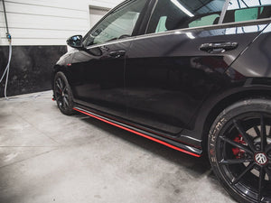 Maxton Design Side Skirt Diffusers Volkswagen Golf GTI TCR Mk7 Facelift - Wayside Performance 