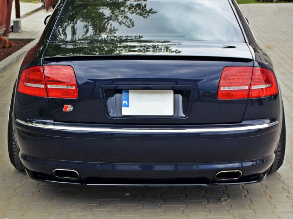 Maxton Design Rear Splitter (Vertical Bars) Audi A8 W12 D3 - Wayside Performance 