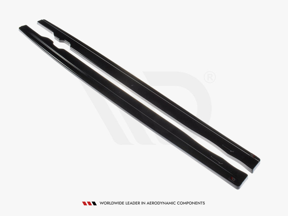 Maxton Design Side Skirts Splitters Mini Cooper S Mk3 Pre-facelift 3 Door (F56) (2014-2017) - Wayside Performance 