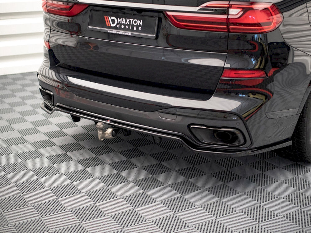 Maxton Design Rear Splitter (Vertical Bars) BMW X7 M-Pack G07 - Wayside Performance 
