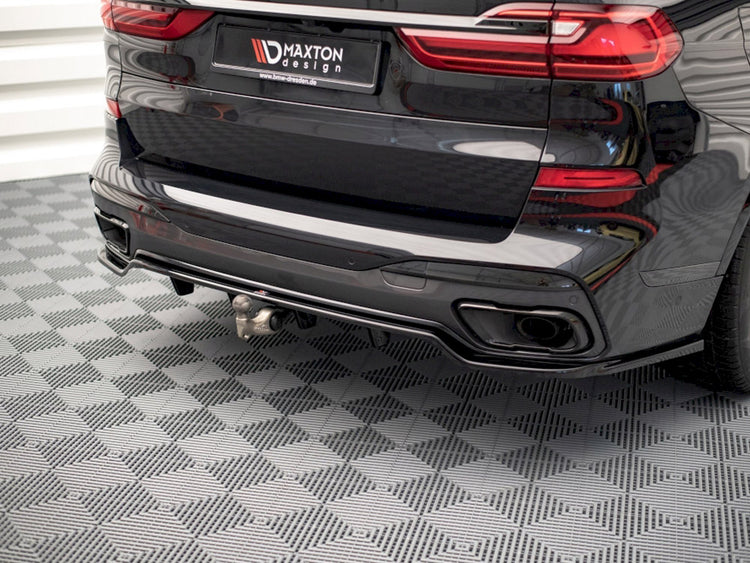 Maxton Design Rear Splitter (Vertical Bars) BMW X7 M-Pack G07 - Wayside Performance 