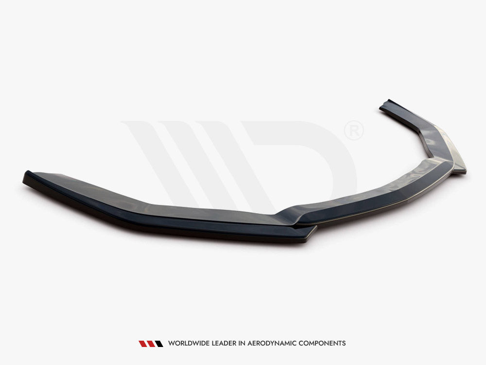 Maxton Design Front Splitter Ford Mustang Mk6 Facelift (2018-) - Carbon Look - Wayside Performance 