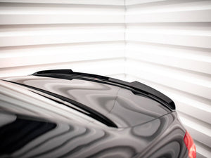 Maxton Design BMW 7 Series F01 M-Pack spoiler, black aerodynamic rear spoiler for sporty appearance and improved aerodynamics.