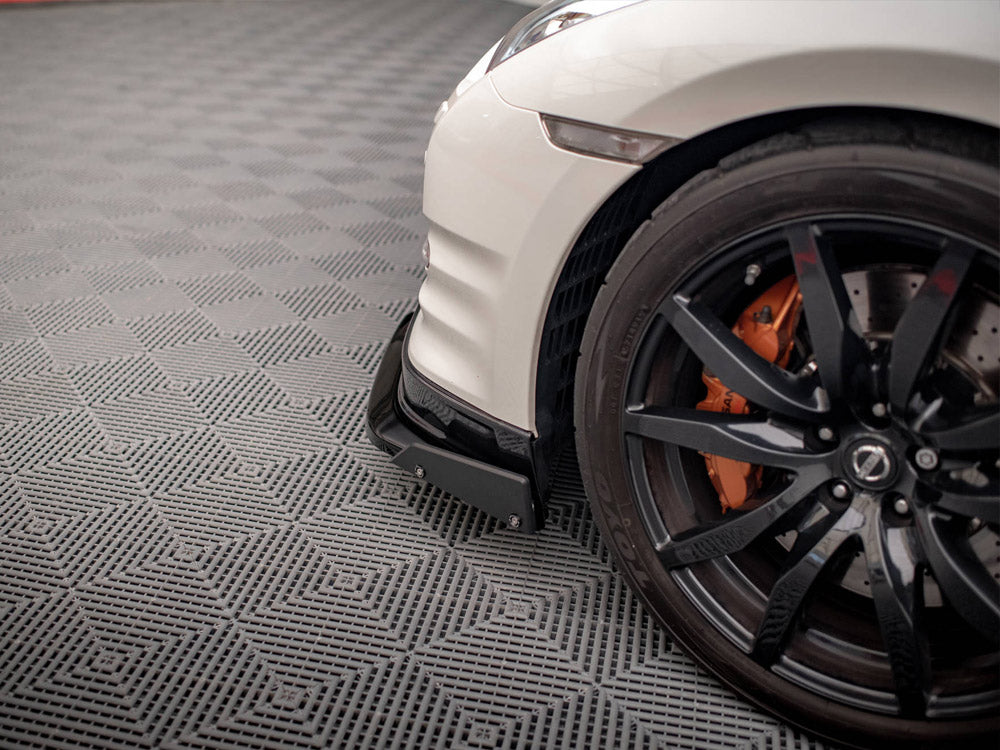 Front Splitter + Flaps Nissan Gtr R35 Facelift - Wayside Performance 