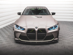 Maxton Design Carbon Fiber Front Splitter V.1 BMW M4 G82/M3 G80 - Wayside Performance 