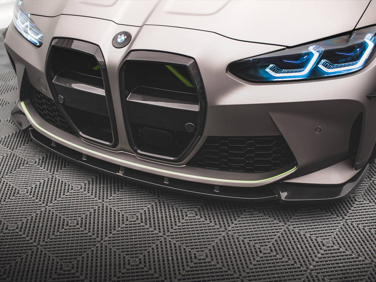Maxton Design Carbon Fiber Front Splitter V.1 BMW M4 G82/M3 G80 - Wayside Performance 