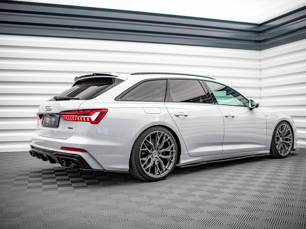 Rear Valance + Exhaust Ends Imitation Audi S6 / A6 S-Line C8 - Wayside Performance 