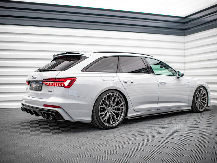 Rear Valance + Exhaust Ends Imitation Audi S6 / A6 S-Line C8 - Wayside Performance 