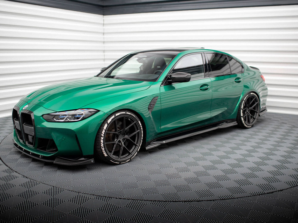 Carbon Fiber Side Skirts Bmw M3 G80 - Wayside Performance 