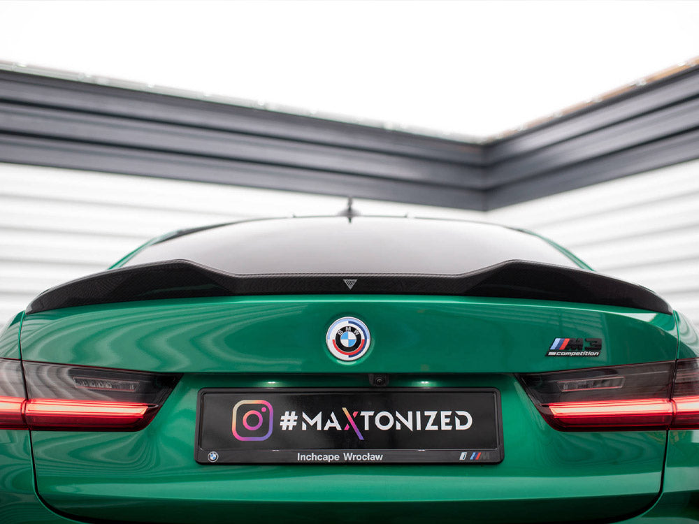 Carbon Fiber Tailgate Spoiler Bmw M3 G80 - Wayside Performance 