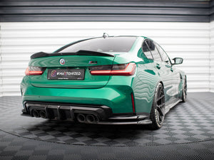 Carbon Fiber Rear Side Splitters Bmw M3 G80 - Wayside Performance 