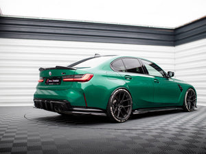 Carbon Fiber Rear Side Splitters Bmw M3 G80 - Wayside Performance 