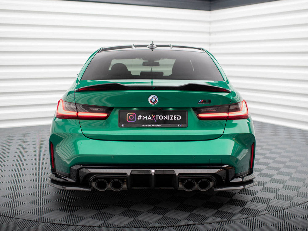Carbon Fiber Rear Side Splitters Bmw M3 G80 - Wayside Performance 