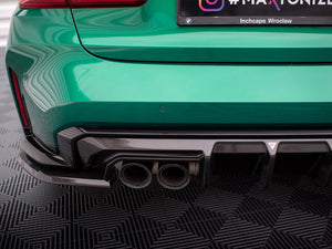 Carbon Fiber Rear Side Splitters Bmw M3 G80 - Wayside Performance 