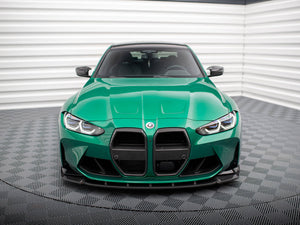 Maxton Design Carbon Fiber Front Splitter V.1 BMW M3 Sedan / Touring G80 / G81 - Wayside Performance 