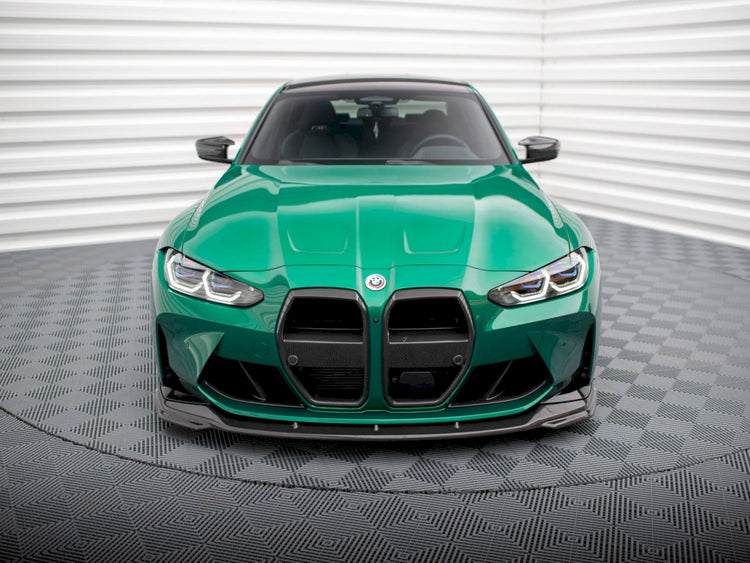Maxton Design Carbon Fiber Front Splitter V.2 Bmw M4 G82/M3 G80 - Wayside Performance 