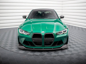 Maxton Design Carbon Fiber Front Splitter V.2 BMW M3 Sedan / Touring G80 / G81 - Wayside Performance 