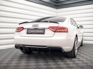 Maxton Design Rear Valance Audi A5 8t Facelift (Version With Dual Exhausts On One Side) - Wayside Performance 