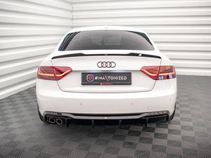 Maxton Design Rear Valance Audi A5 8t Facelift (Version With Dual Exhausts On One Side) - Wayside Performance 