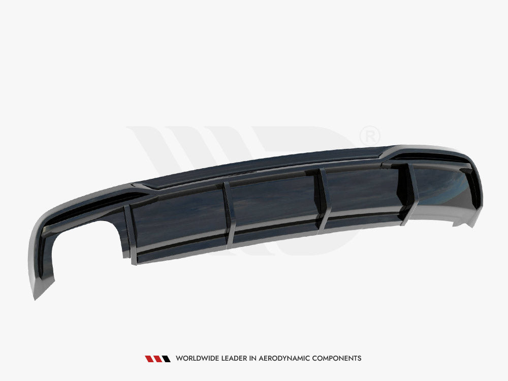 Maxton Design Rear Valance Audi A5 8t Facelift (Version With Dual Exhausts On One Side) - Wayside Performance 