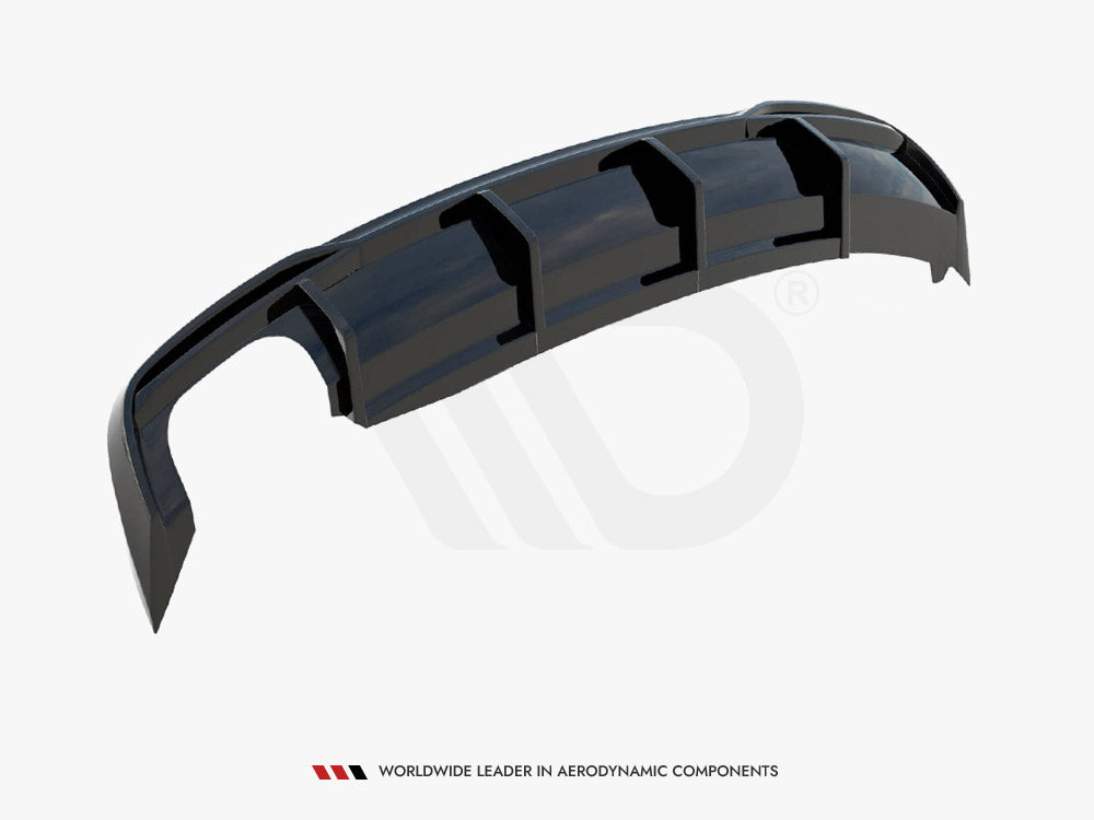 Maxton Design Rear Valance Audi A5 8t Facelift (Version With Dual Exhausts On One Side) - Wayside Performance 