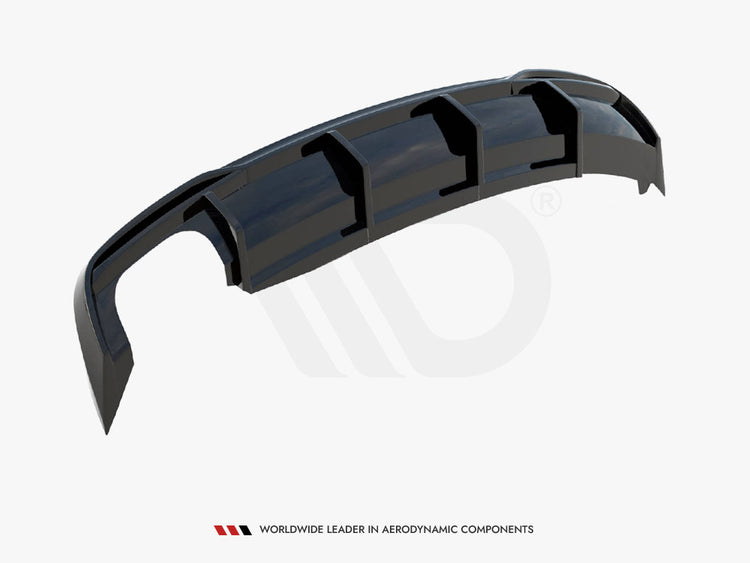 Maxton Design Rear Valance Audi A5 8t Facelift (Version With Dual Exhausts On One Side) - Wayside Performance 