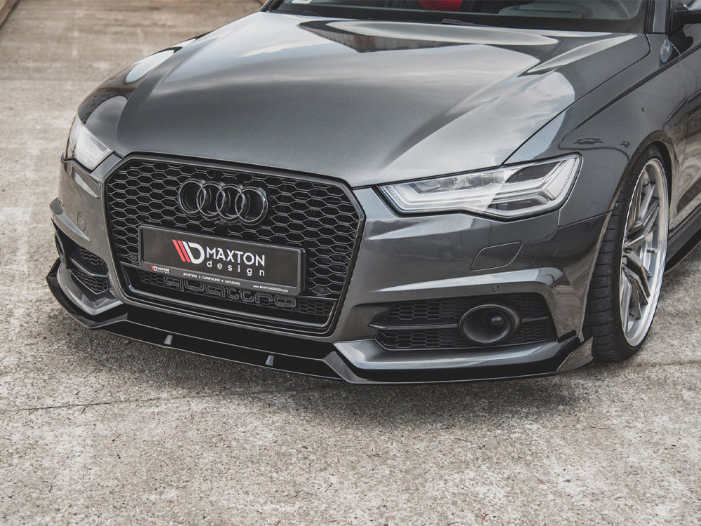 Maxton Design Front Splitter Audi S6 / A6 S-Line C7 Facelift - Wayside Performance 
