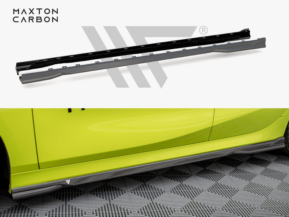 Carbon Fiber Side Skirts Bmw 1 F40 M-pack / M135i - Wayside Performance 