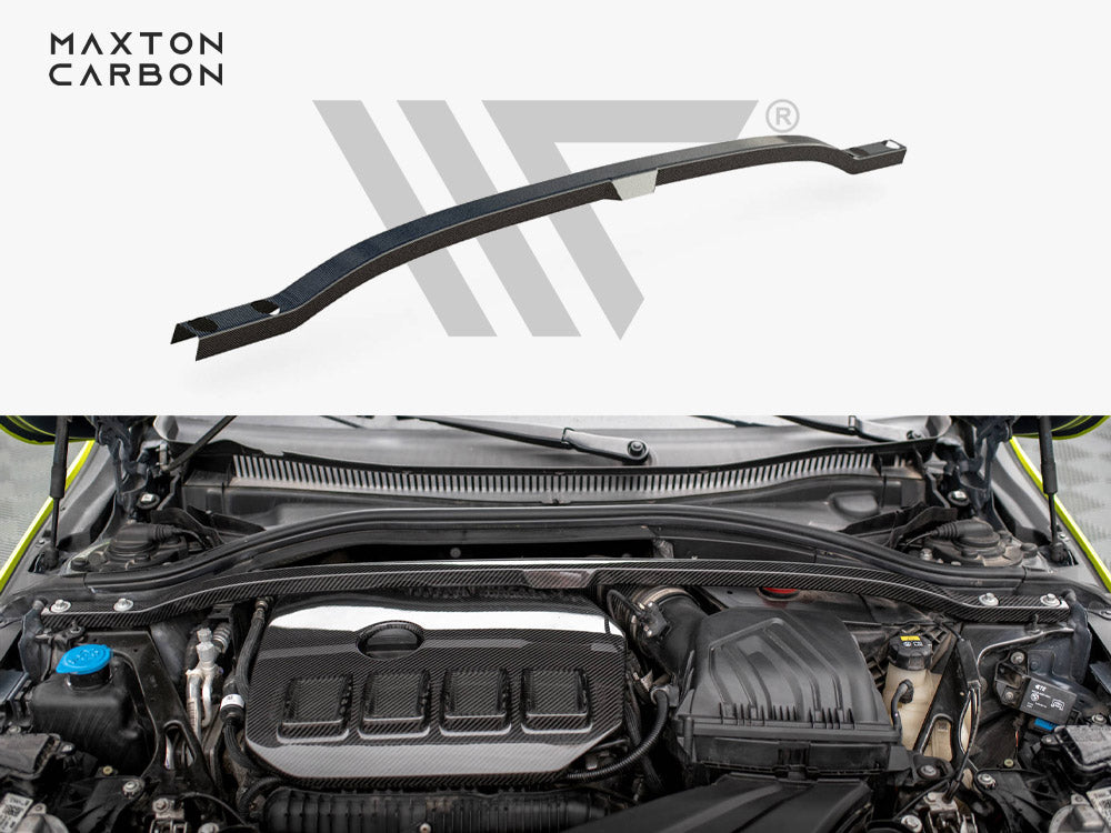 Maxton Design Carbon Fiber Strut Bar Cover Bmw 1 F40 M135i - Wayside Performance 
