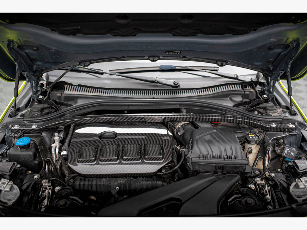 Carbon Fiber Strut Bar Cover Bmw 1 F40 M135i - Wayside Performance 
