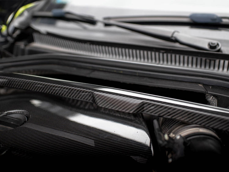 Carbon Fiber Strut Bar Cover Bmw 1 F40 M135i - Wayside Performance 
