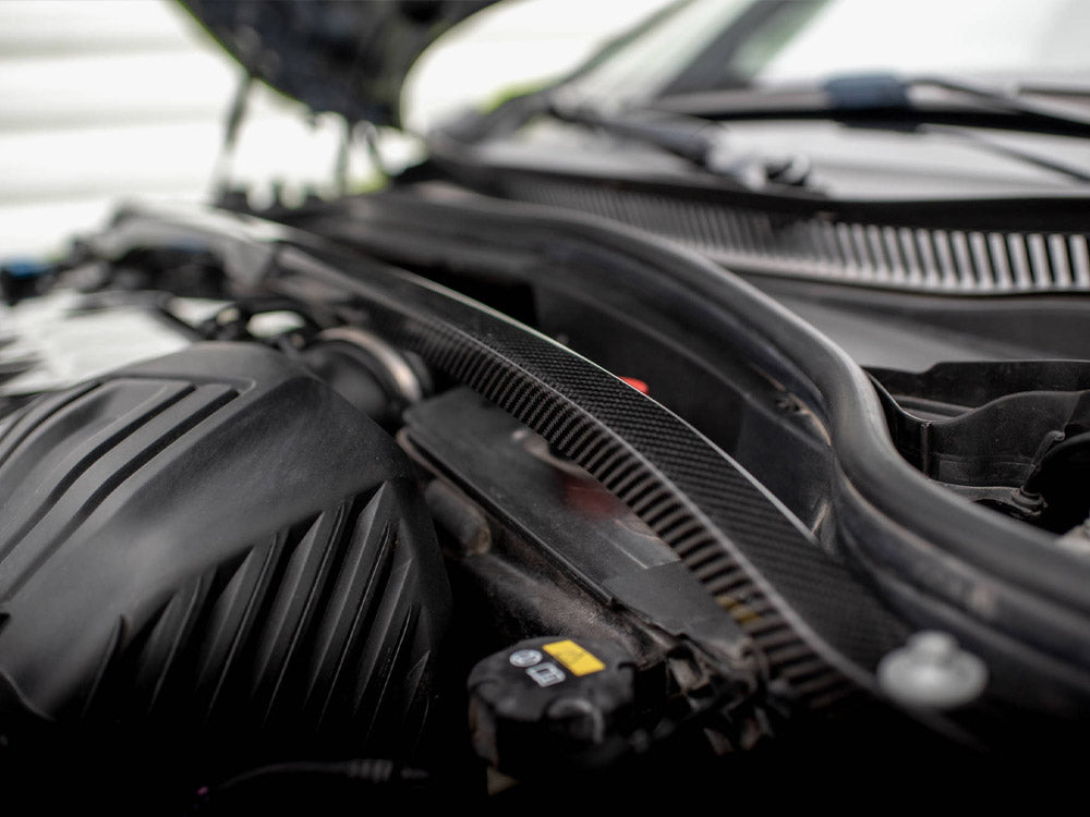 Carbon Fiber Strut Bar Cover Bmw 1 F40 M135i - Wayside Performance 