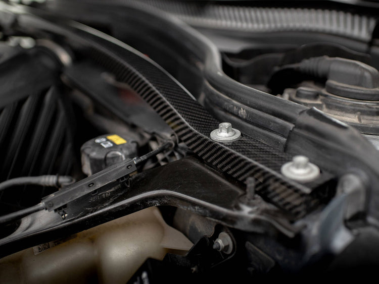 Carbon Fiber Strut Bar Cover Bmw 1 F40 M135i - Wayside Performance 