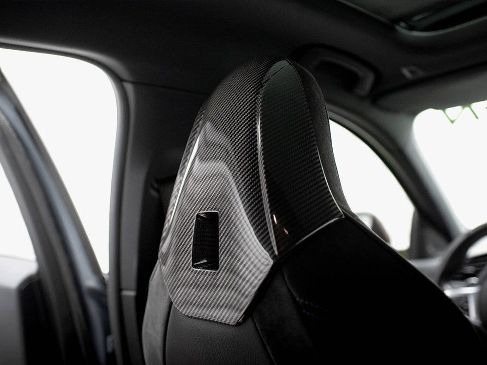 Carbon Fiber Headrests Bmw 1 F40 M135i - Wayside Performance 