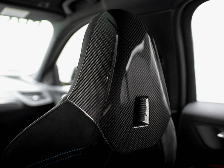 Carbon Fiber Headrests Bmw 1 F40 M135i - Wayside Performance 