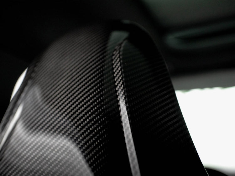Carbon Fiber Headrests Bmw 1 F40 M135i - Wayside Performance 