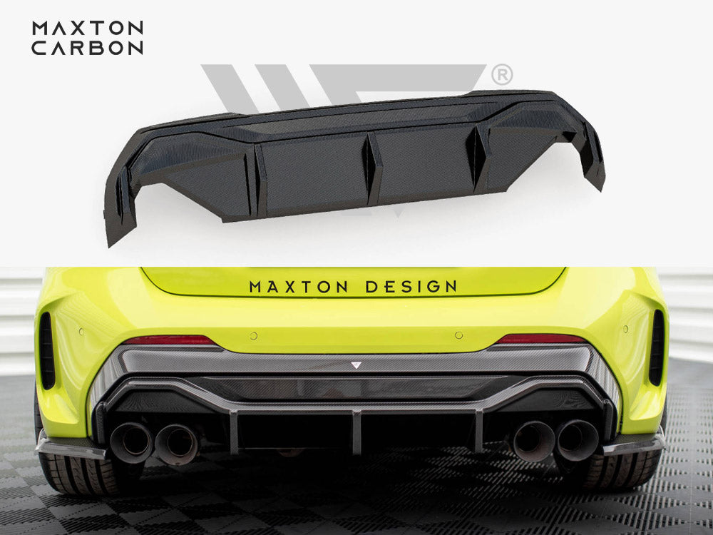 Carbon Fiber Rear Diffuser V.1 Bmw 1 F40 M-pack / M135i - Wayside Performance 