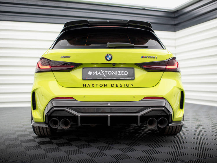 Carbon Fiber Rear Diffuser V.1 + Milltek Sport Exhaust Bmw 1 F40 M-pack / M135i - Wayside Performance 