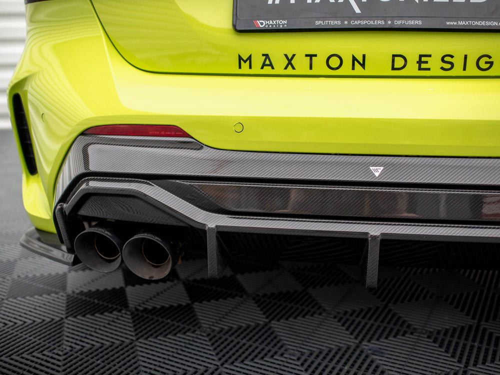 Carbon Fiber Rear Diffuser V.1 + Milltek Sport Exhaust Bmw 1 F40 M-pack / M135i - Wayside Performance 