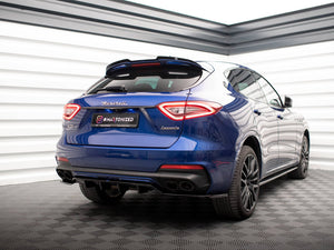 Maxton Design Spoiler CAP for Maserati Levante Mk1, body and styling accessory, shown on a white vehicle body.