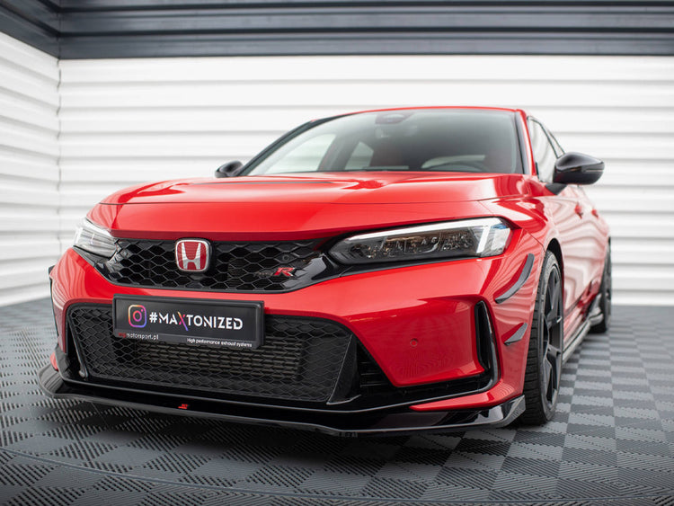 Maxton Design Front Splitter V.1 Honda Civic Type-R Mk 11 - Wayside Performance 
