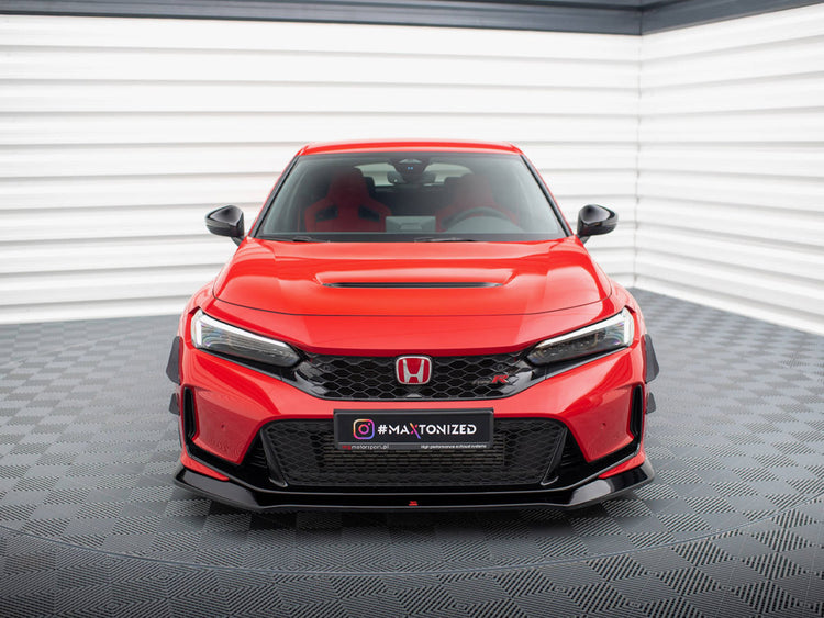 Maxton Design Front Splitter V.1 Honda Civic Type-R Mk 11 - Wayside Performance 