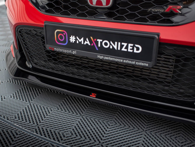 Maxton Design Front Splitter V.1 Honda Civic Type-R Mk 11 - Wayside Performance 