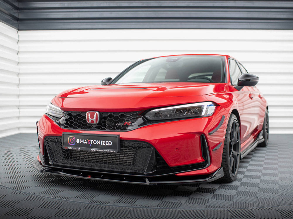 Maxton Design Front Splitter V.2 Honda Civic Type-R Mk 11 - Wayside Performance 